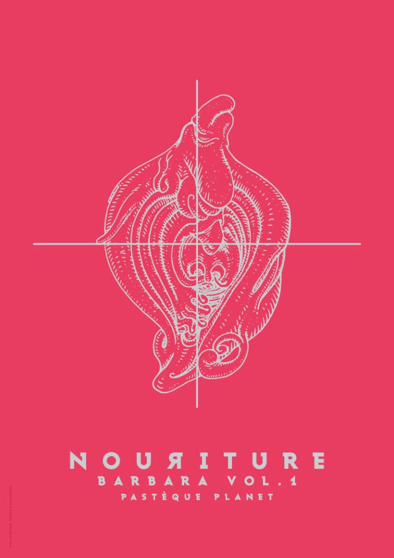 Nouriture un groupe de rock progressif français avec une illustration de Alexandre Paulmier